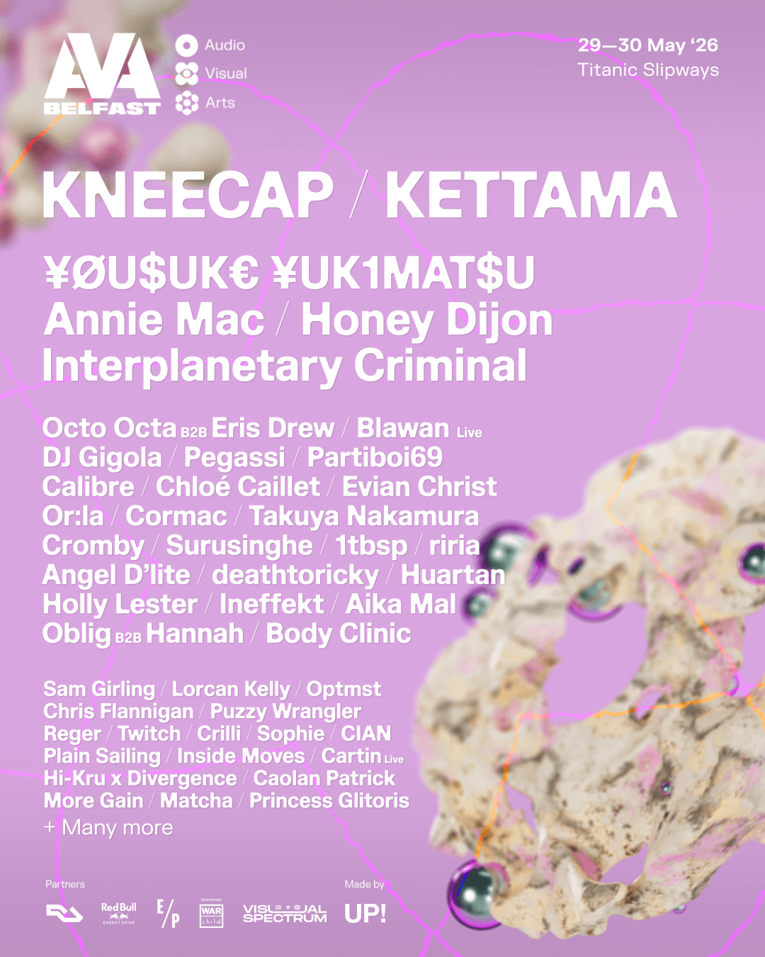 AVA Belfast 2026 First Line-up