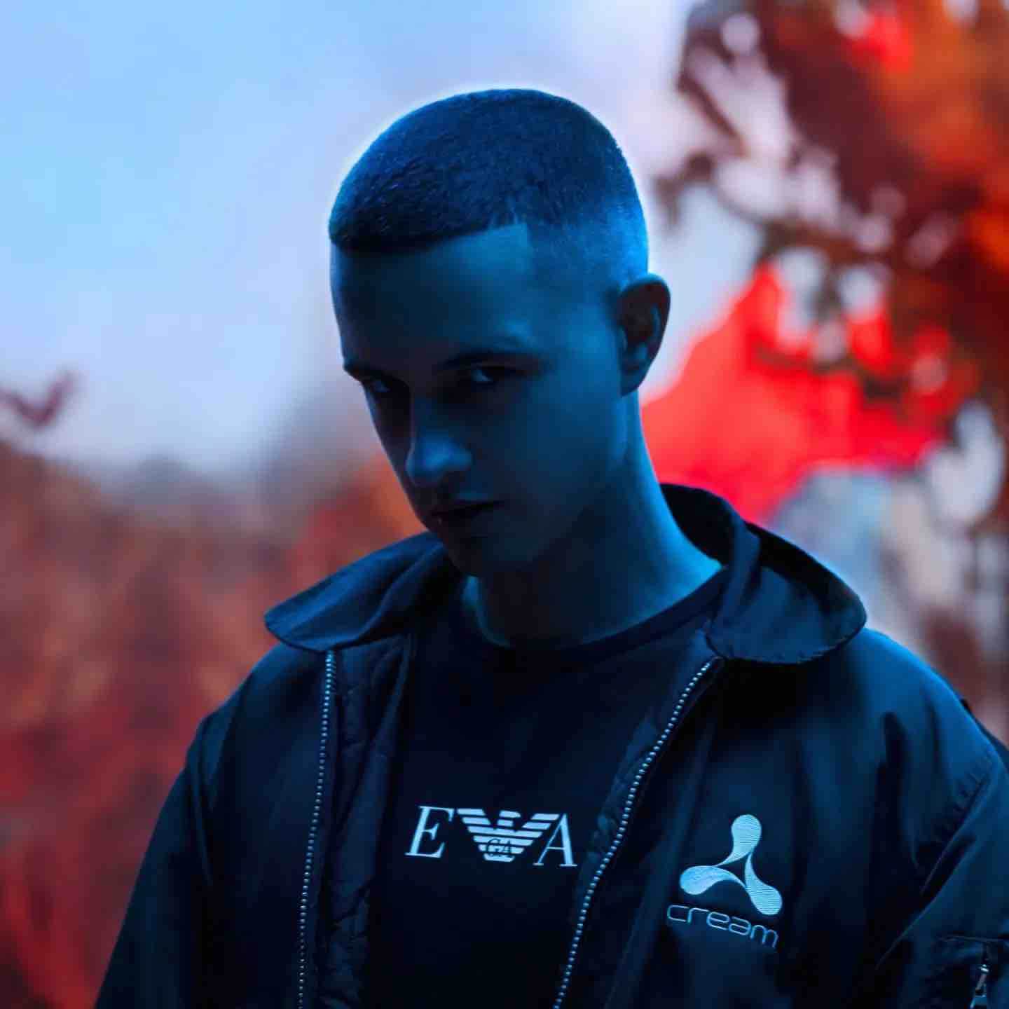 Press promo image of Evian Christ for AVA Belfast 2026 electronic music festival.